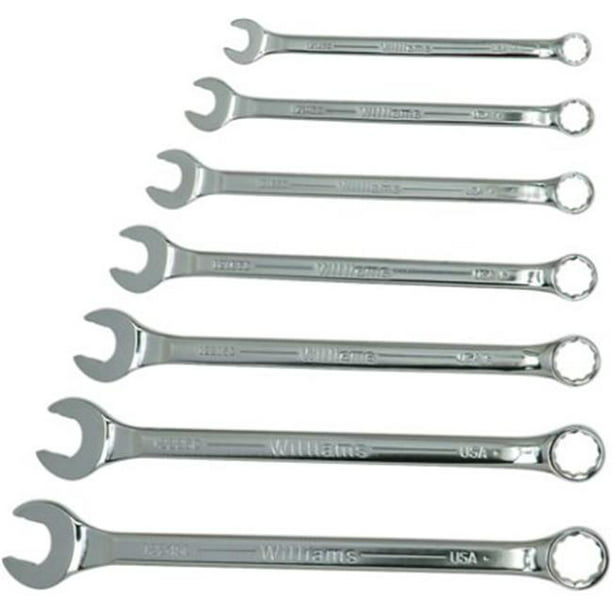 Williams WS-1170SCA 7-Piece Super Combo Wrench Set Snap-on Industrial Brand JH Williams 